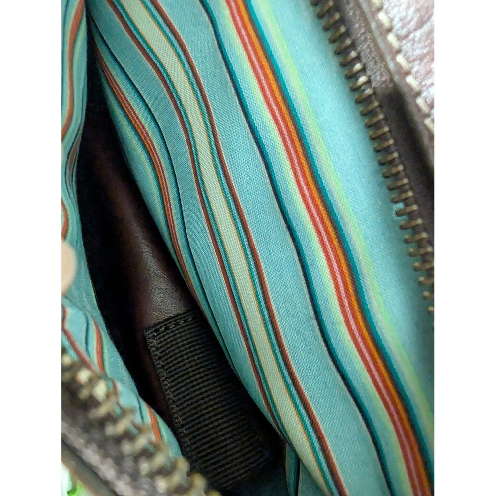 ARIAT Victoria Fringe Leather‎ Messenger Bag Conceal Carry Brown Leather Western - Picture 10 of 13
